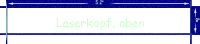 Laserkopf, oben